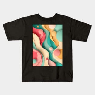 Color Swirl Harmony Kids T-Shirt